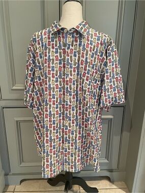 Tommy Bahama Coconut Point Tiki Cocktail IslandZone Camp Tropical Hawaiian shirt
